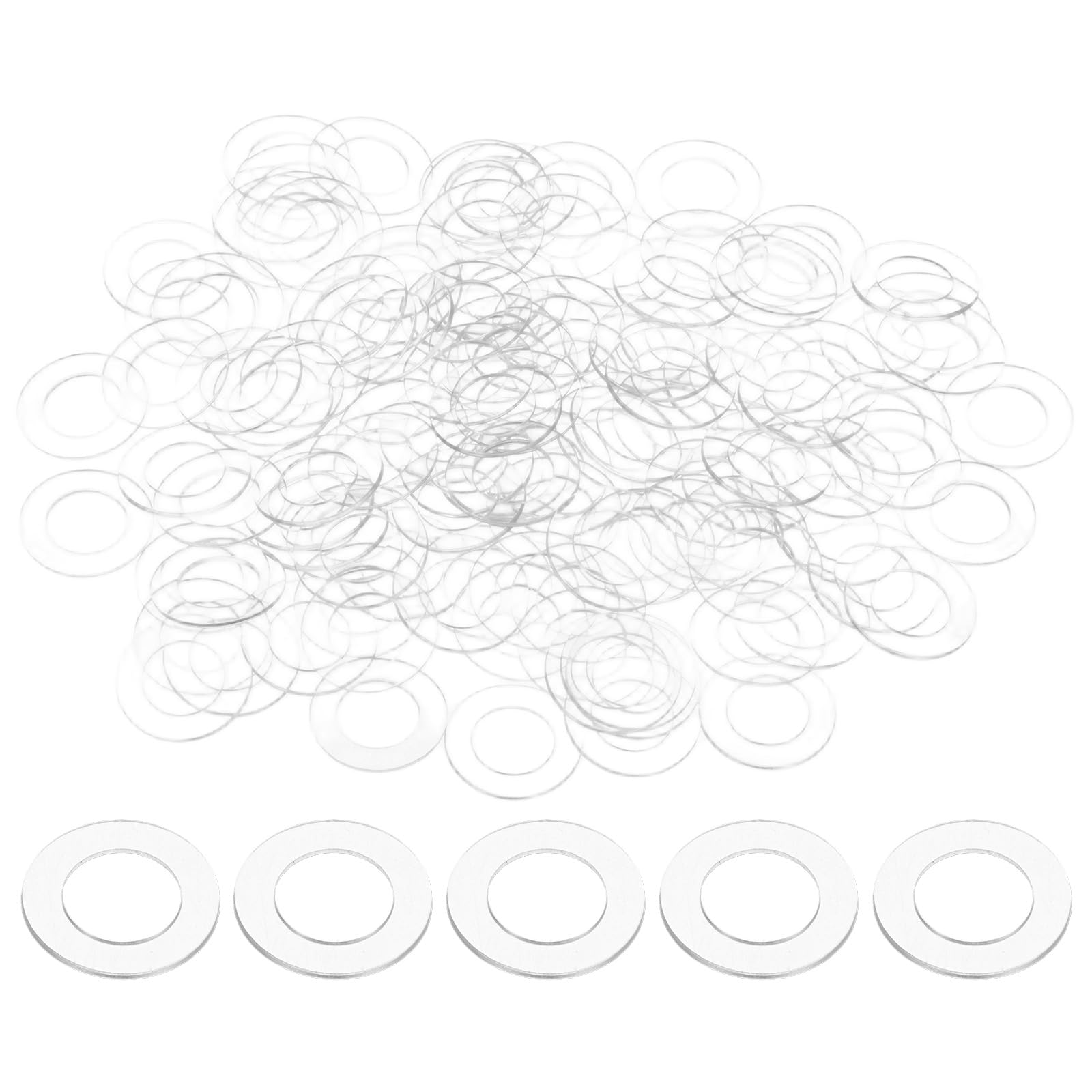 M METERXITY 100-Pack M12 PVC Flat Washers