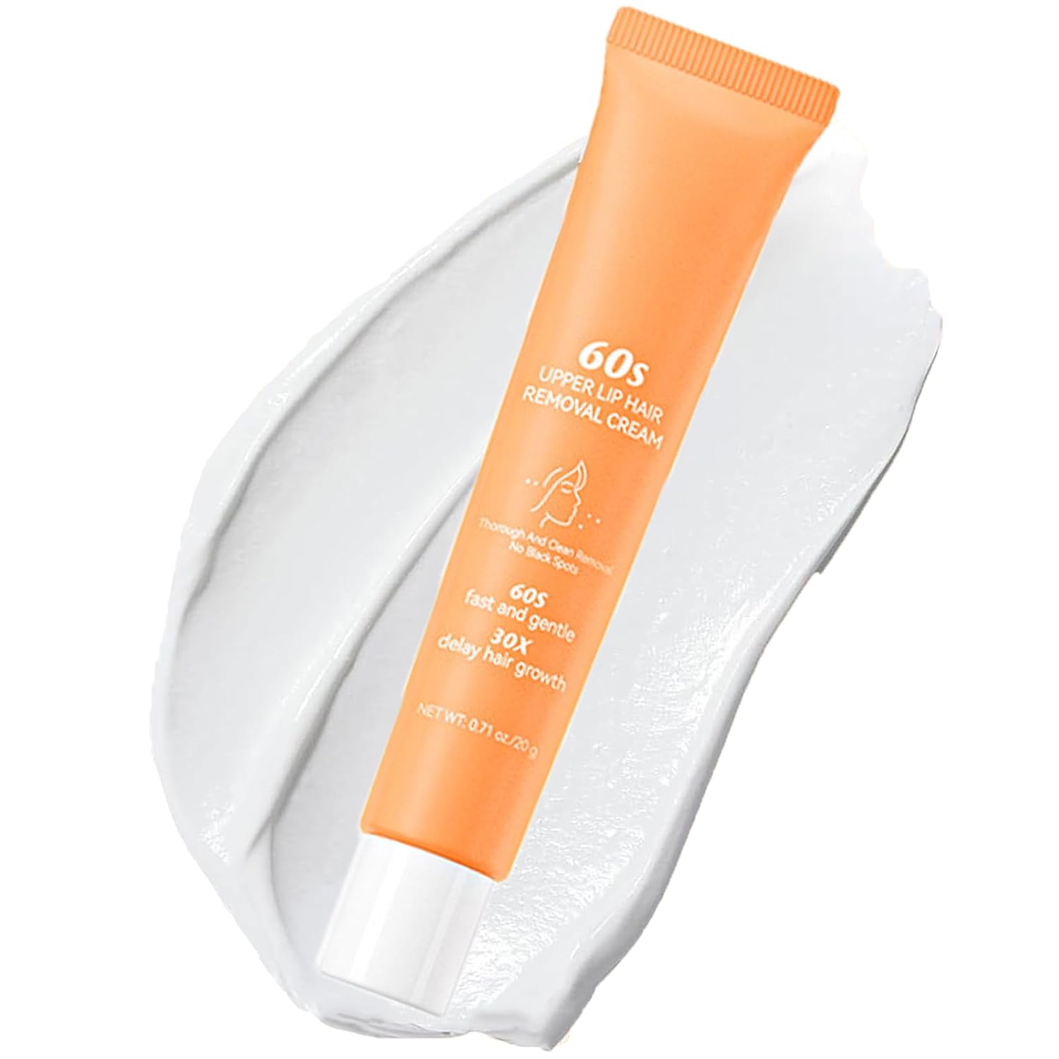BareBliss Facial Hair Removal Cream - Painless & Soothing