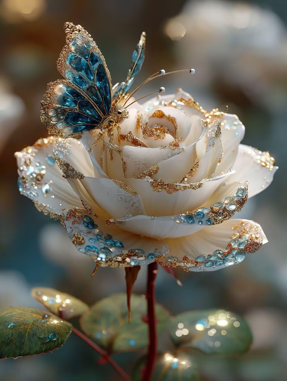 Puzzle de 5000 para Adultos, Rosas Blancas, Rompecabezas Clásicos YHPGL7-37