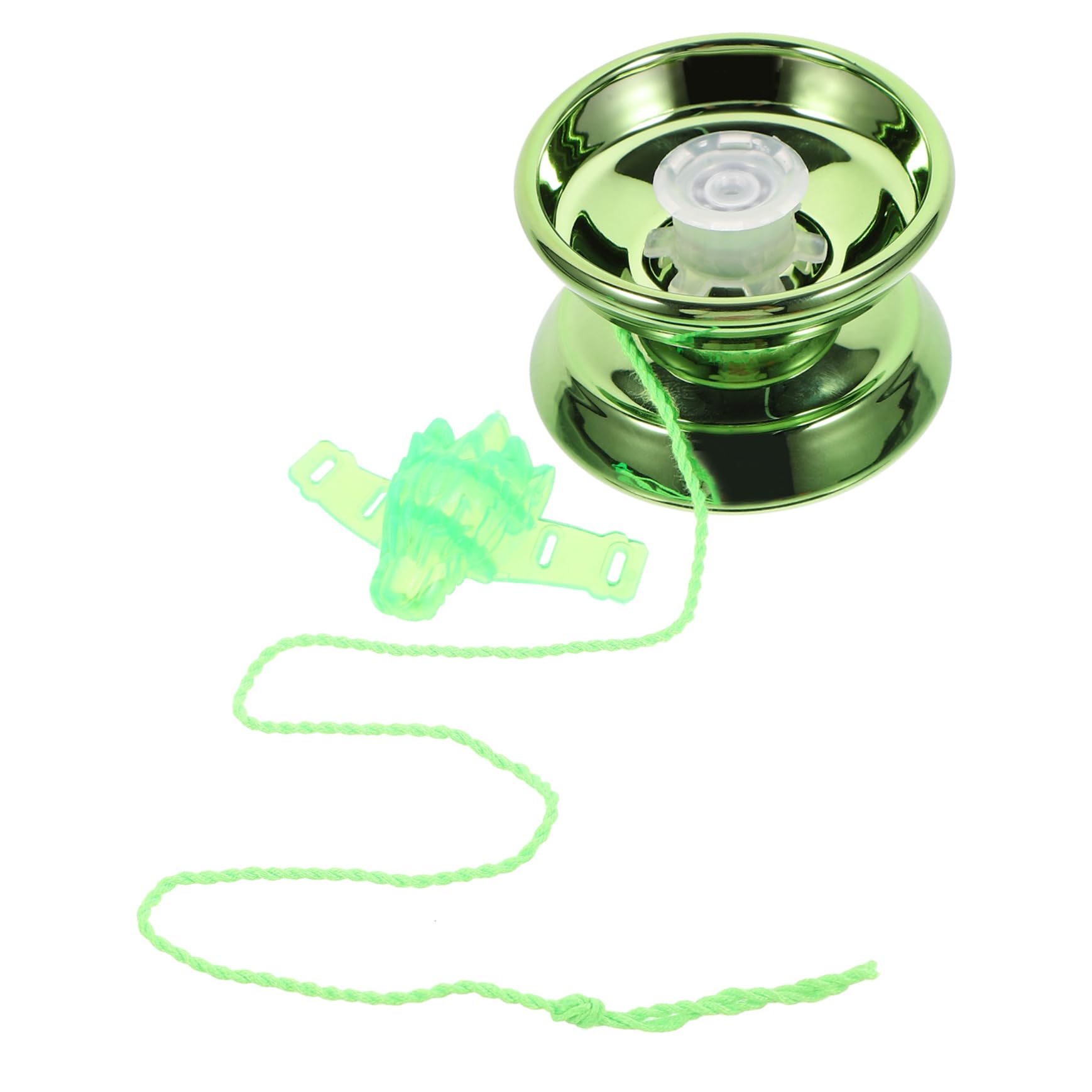 COSMEVIVI 1set Professional Unresponsive Yo-yo Ball for Beginners Sturdy Metal Material Improve Finger Coordination Present for Lovers Portable for Fun Playtime