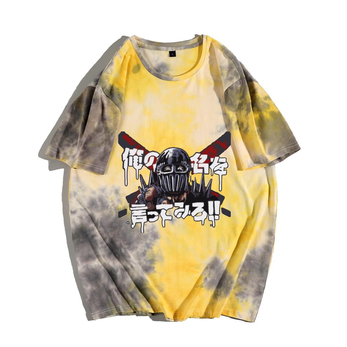 Amazon.co.jp: 絞り染め 半袖 Tシャツ 北斗の拳 カラフル 絵画 ティー 