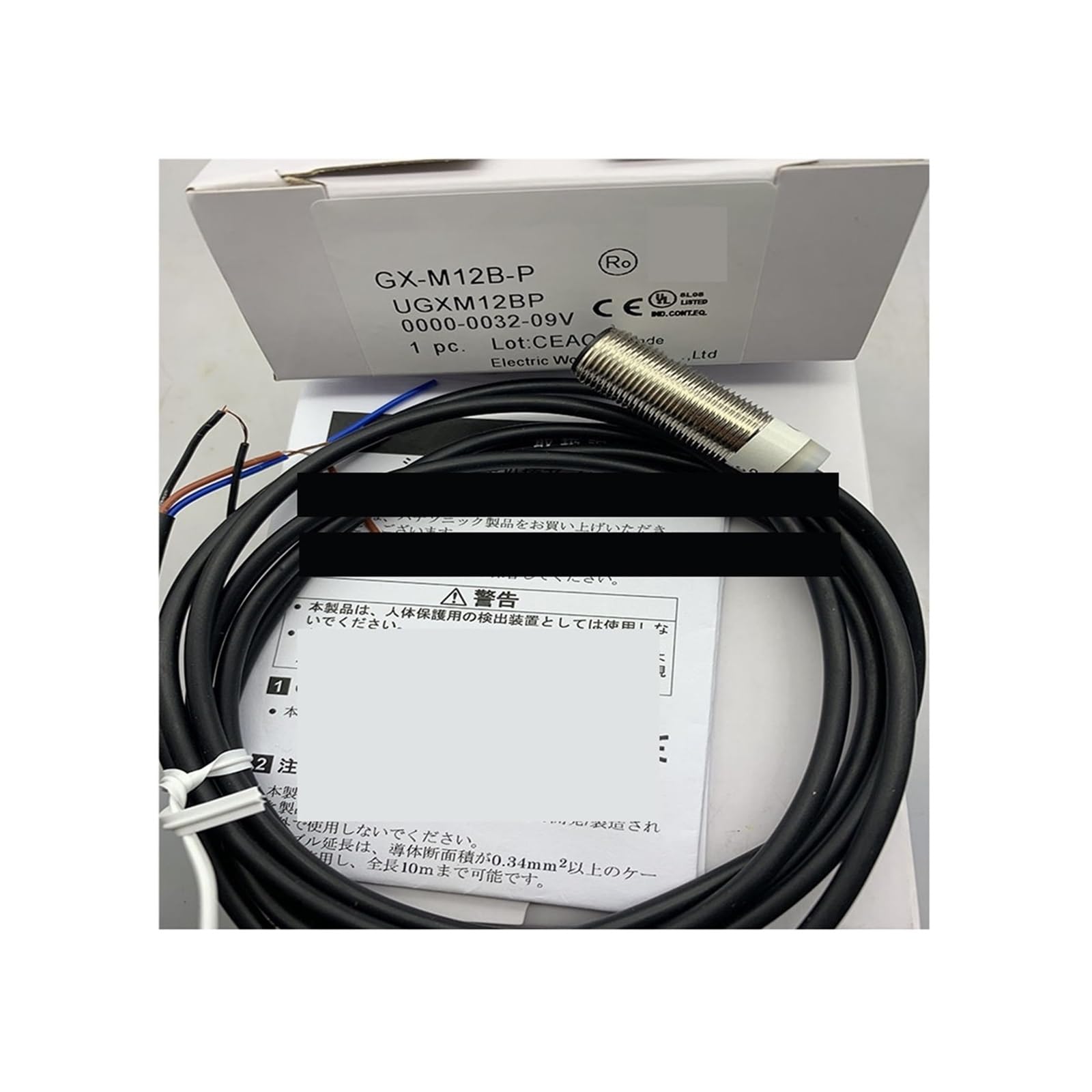 Détecteur de proximité GX-ML30B-U-Z capteur inductif cylindrique pour automatisme