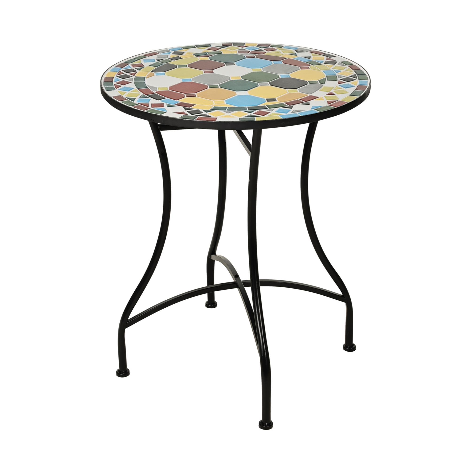 Well Home Tavolo bistrot design mosaico Ø60x71cm