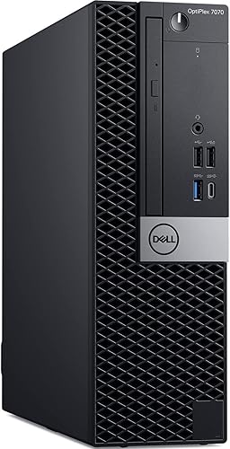 Dell OptiPlex 7070 SFF - Mini escritorio para el hogar y la empresa (Intel i7-9700 8-Core 3.00GHz, 32GB RAM, 512GB PCIe SSD, Intel UHD 630, DVD-RW,