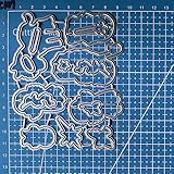 1 - GREAT FOR DIY: The carbon steel cutting dies are great for DIY lace embossing to decoration whatever you want. Our dies are designed to easily cut through even the thickest cardstock, paper, vellum, and metallic foil. They will achieve a clean cu...