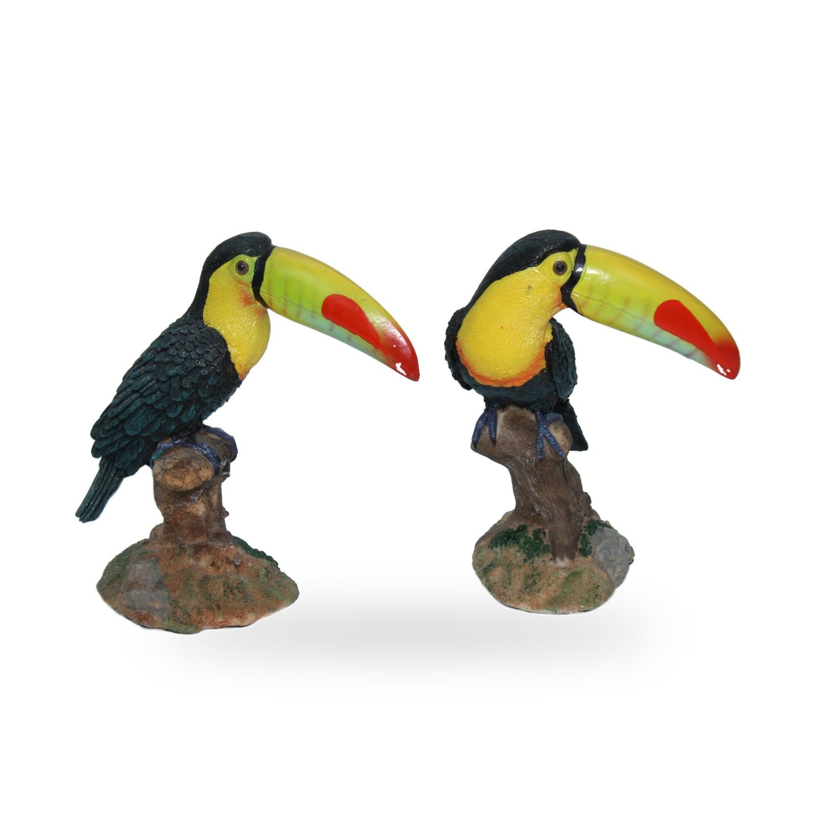 Figurines d'animaux en polyrésine Cornelißen sur une étagère de salon