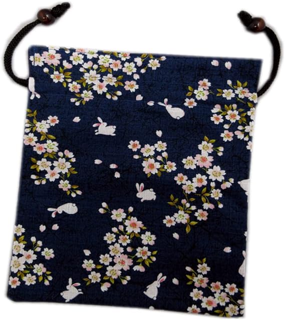 Amazon 平巾着 巾着袋 小物入れ 和柄 木玉付 桜うさぎ紺 日本製 女性用 キッズ 浴衣 着物 和装小物 通販 Amazon 平巾着 巾着袋 小物入れ 和柄 木玉付 桜うさぎ紺 日本製 女性用 キッズ 浴衣 着物 和装小物 通販