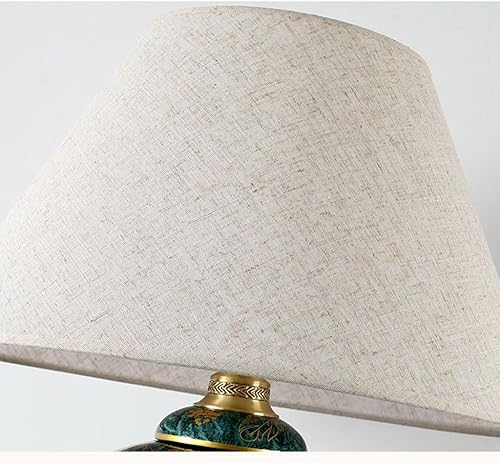 Miniatura 3 de Lamp for Desk Chinese Style Living Room Large Ceramic Table Lamp Retro Table Lamp Hotel Table Lamp Bedroom Bedside Lamp Desk Lamps for Home