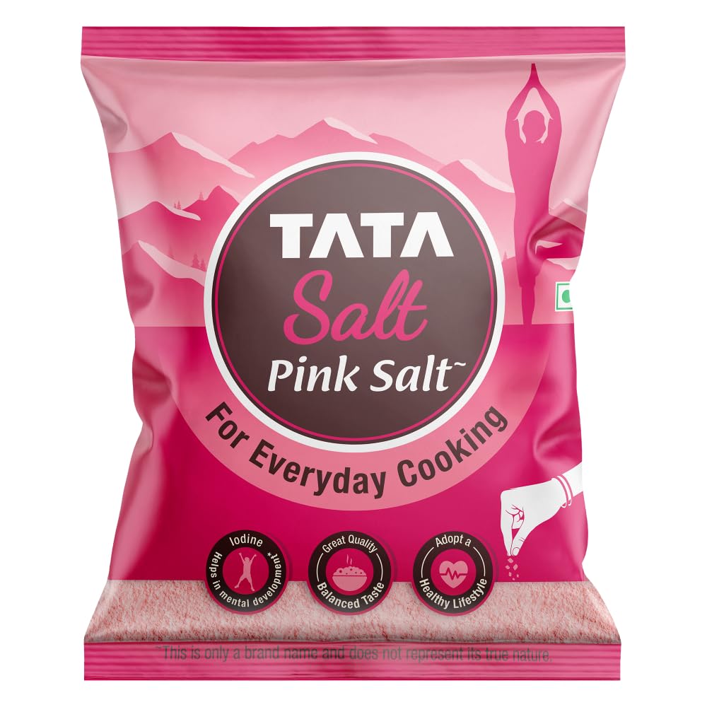 Pink Salt, 1kg, Rock Salt for Everyday Cooking, Sendha Salt