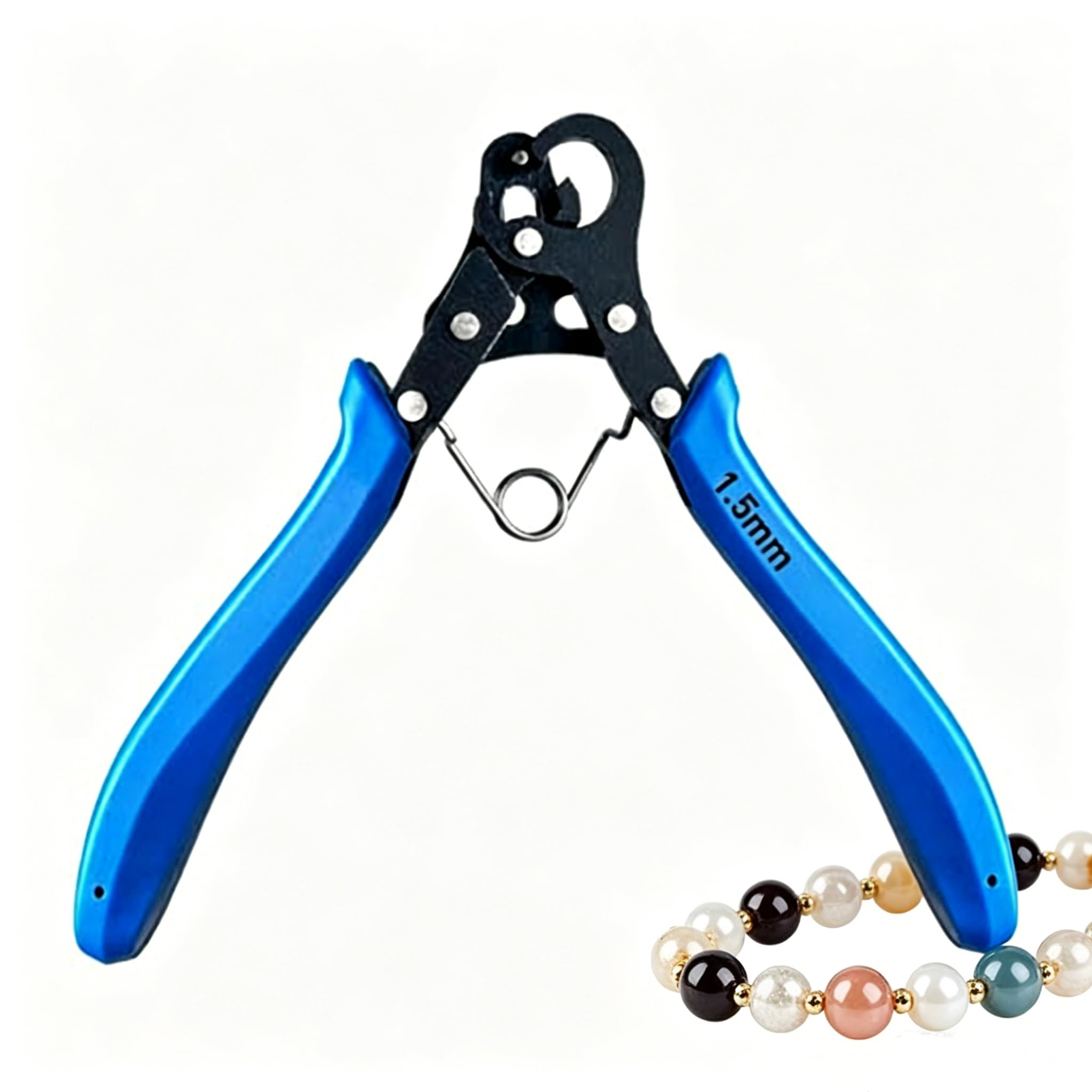 Round Nose Metal Pliers Bending Shaping Forming Craft Hand Tool for Jewelry Making DIY Art Handcraft Daily Repair Work (3MM)