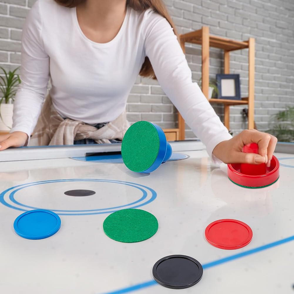 UNICRAFTALE 24Pcs Poussoirs Et Palets pour Air Hockey Accessoires De Jeu