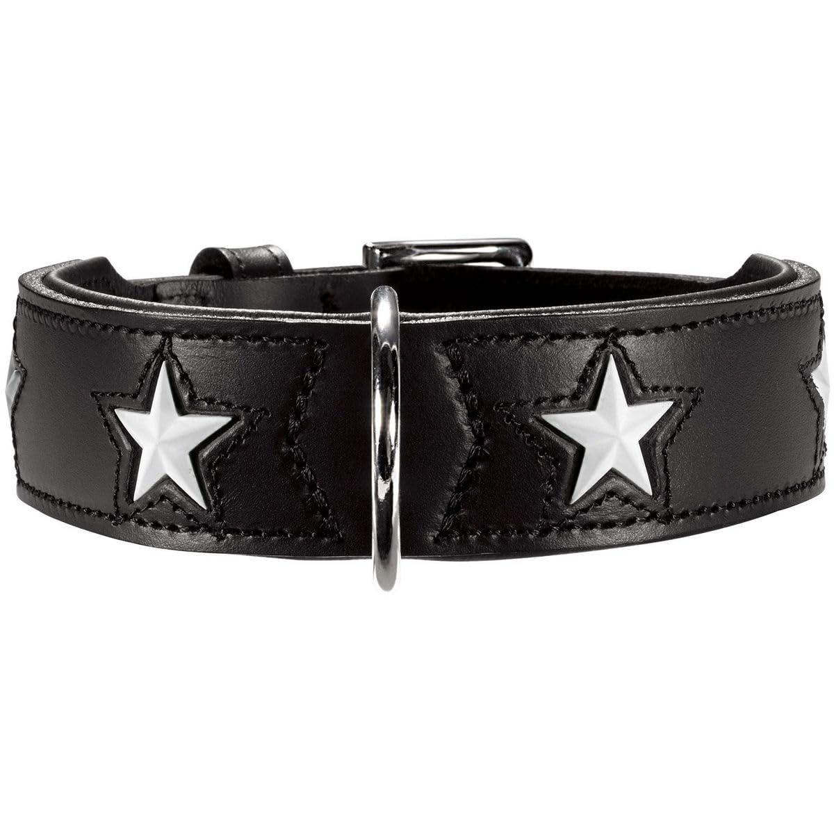 Collier pour chien Hunter Magic Star en cuir S idéal pour les balades quotidiennes