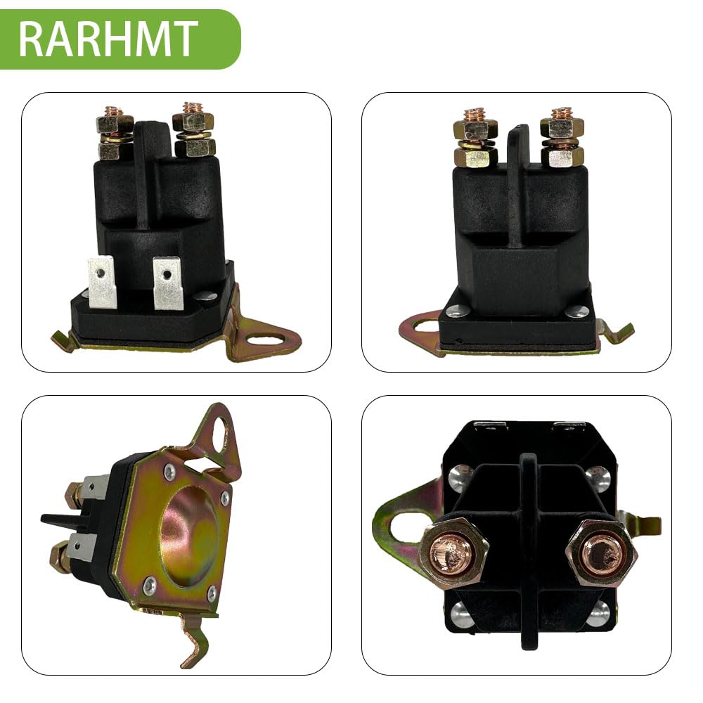 Solenoide de arranque de repuesto para Husqvarna 192507 532192507, Craftsman, Poulan 582042801 582042802, MTD, Cub Cadet, Trombetta 435-325, compatible con modelos de cortacésped y tractor