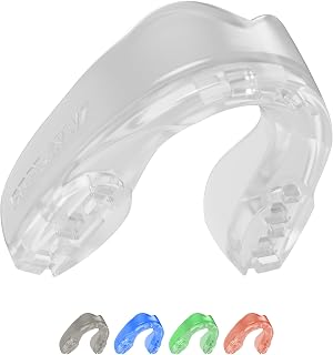 SAFEJAWZ Mouth Guard Elements Dual Layer Adult & Child Mouthguard with Case