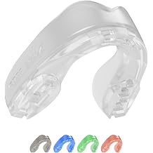 SAFEJAWZ Elements Wind Sports Mouth Guard Double Layer Adult and Children Sports Mouth Guard for All Full Contact Sports Including Rugby MMA Martial Arts Judo Hockey & Boxing White