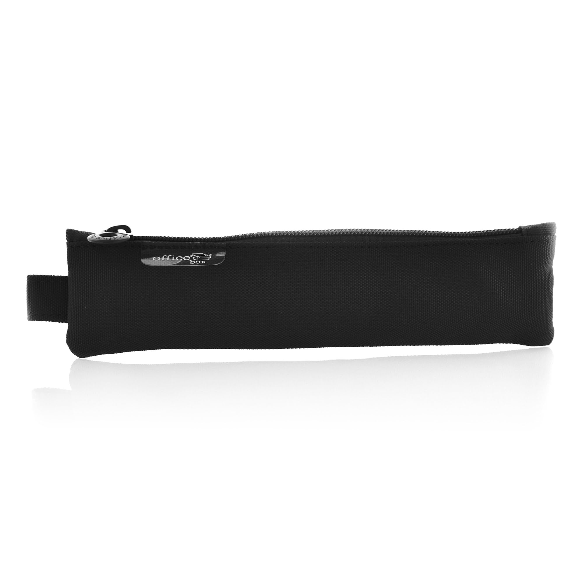 office box Estuche Portatodo Mini Basic con Cierre de Cremallera Suave y Formato Rectangular de Colorline by 10 Colores (Negro)