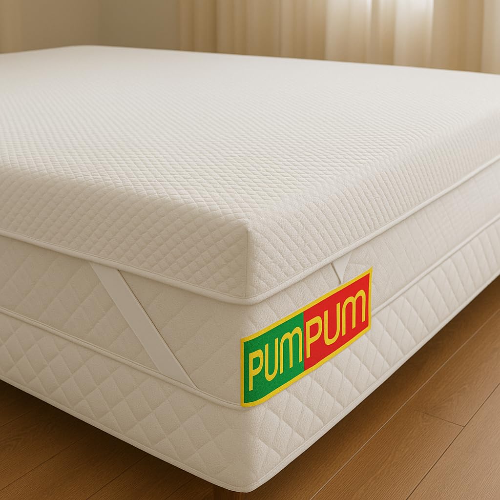 Pumpum 2 Inch Memory Foam Mattress Topper – Soft & Supportive Bed Cushion, Pressure-Relieving Comfort, Breathable Design,King Size 78x72x2 inch-image-17