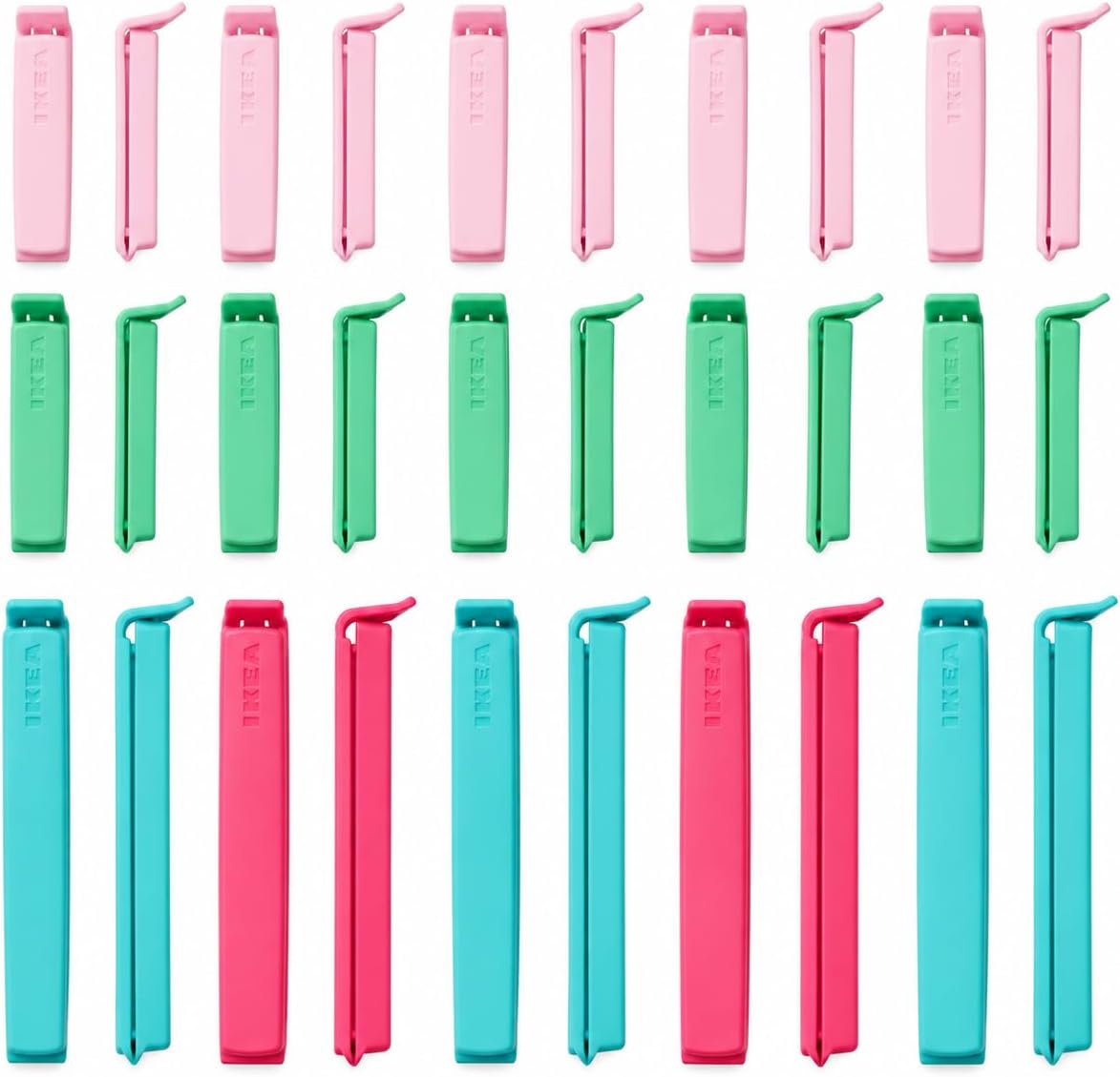 Ikea Bevara Sealing Clip Multicolor, IKEA-Bevara-Clip-Multicolor-1pk