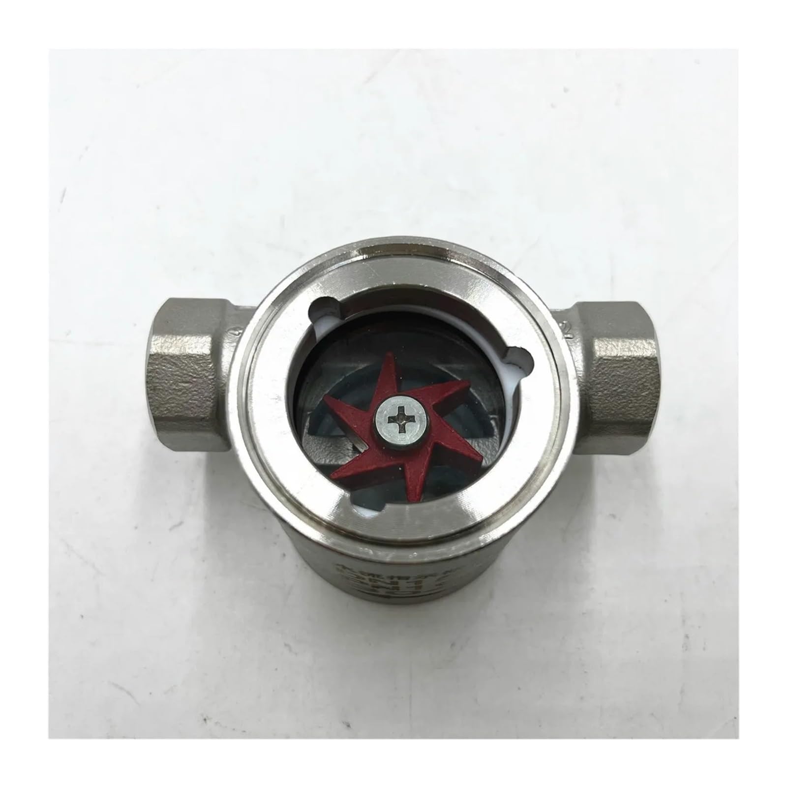 1-1/4",1-1/2",2" Stainless Steel 304 Sight Glass Water Flow Indicator with Impeller(1-1/2")