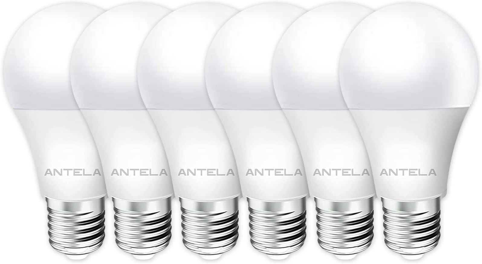 LVWIT LED E27 Birne 60W Kaltweiß 6500K, ultrahell 806 lm, matte LED ...