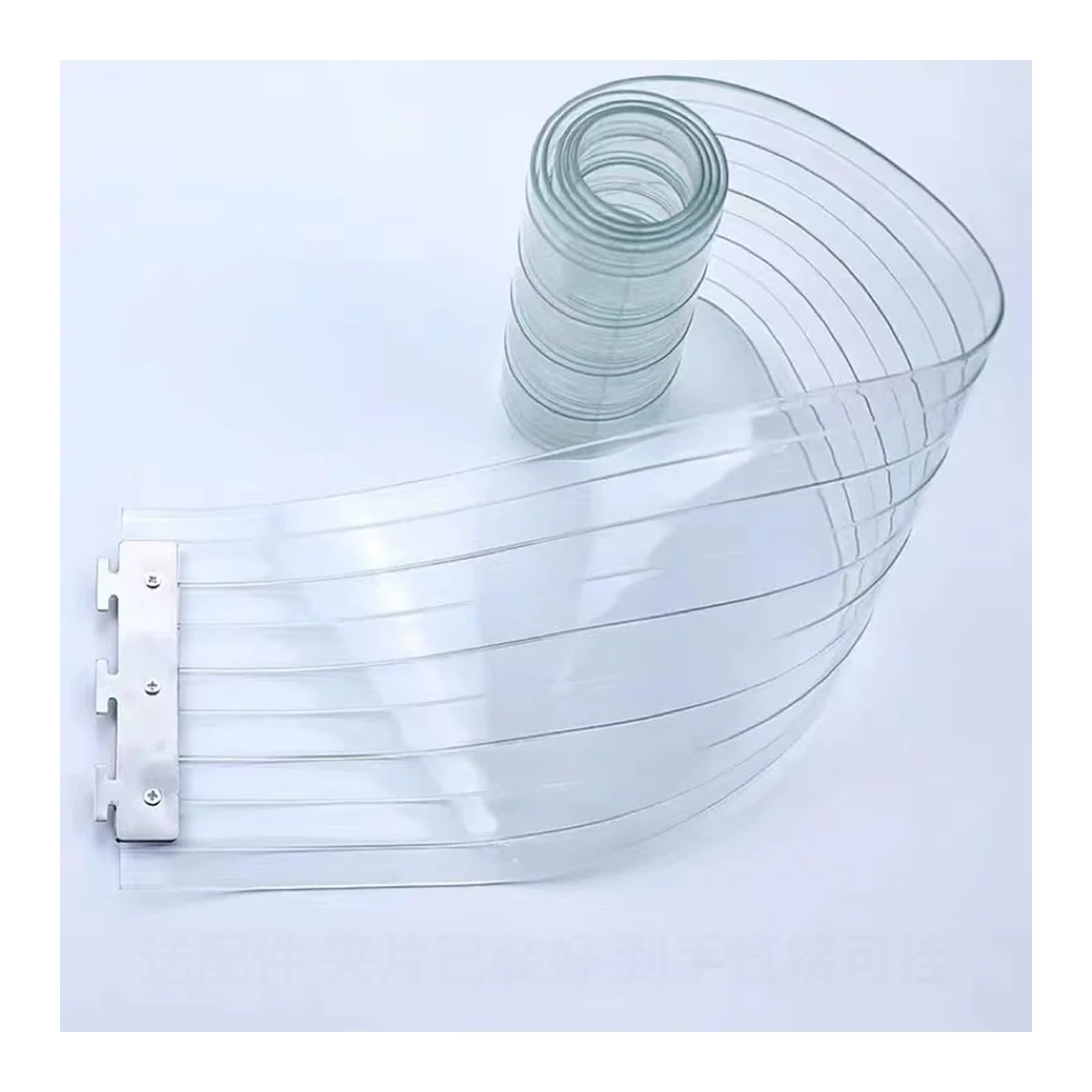 Tira de burlete de PVC tipo C para aislar puertas acanaladas del frío exterior 1