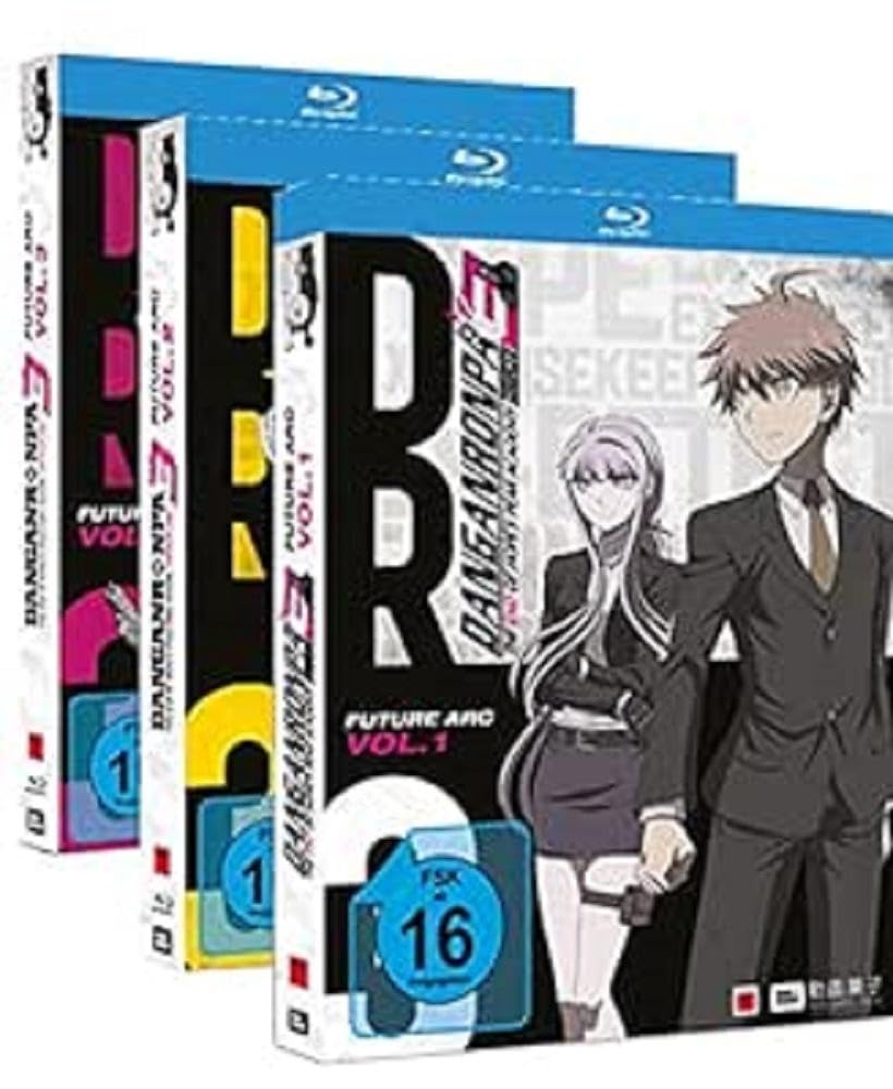 Danganronpa 3 Future Arc edición alemana con tres discos Blu-ray de colección