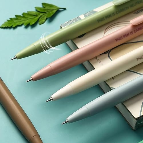 Miniatura 8 de Bolígrafos de gel, 5 bolígrafos de gel retráctiles de 0.020 in, tinta negra, tinta de secado rápido, punta fina, punta rodante, bolígrafo de gel