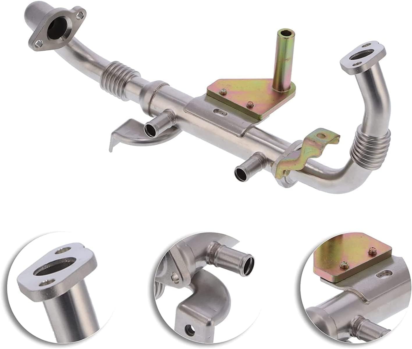 MOTOTO PARTS EGR CABSTAR 2.5 DCI 2.5DCI YD25 YD25DDTI Edelstahl Rückschlagventil 2-Port Flanschanschluss Ventil CE, RoHS