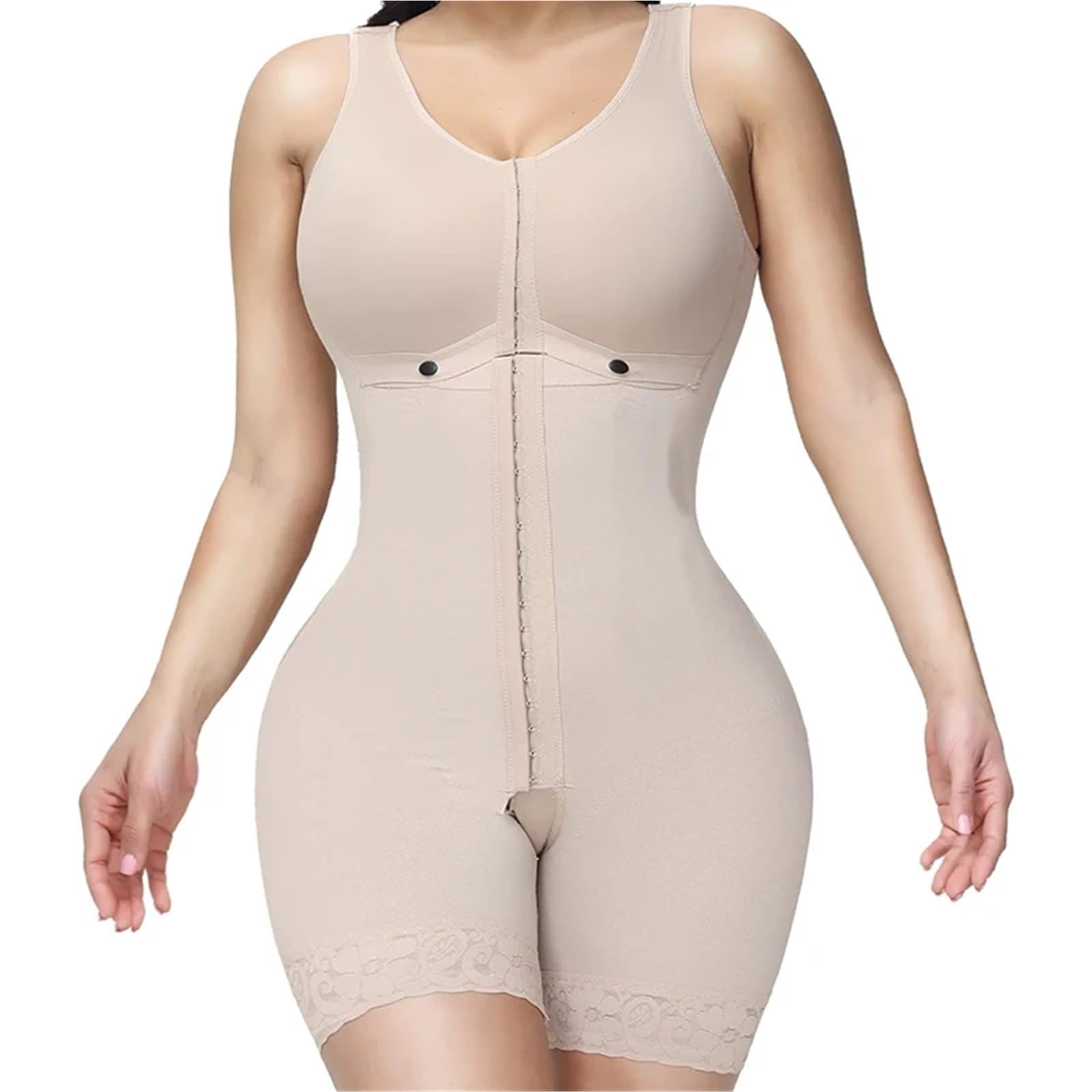 Corsetto Stringivita Body Modellante Post-Parto, Guaina a Compressione, Modellante for Tutto Il Corpo, Sollevatore di Glutei(Skin,XS)