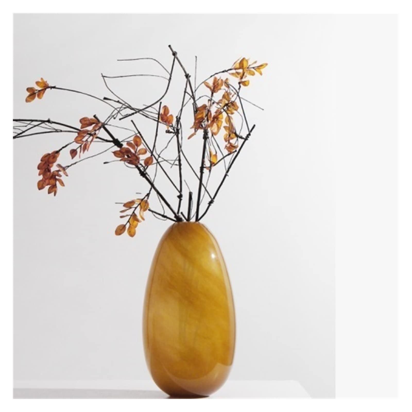 Vase en verre rétro de style européen grand format à grande stabilité