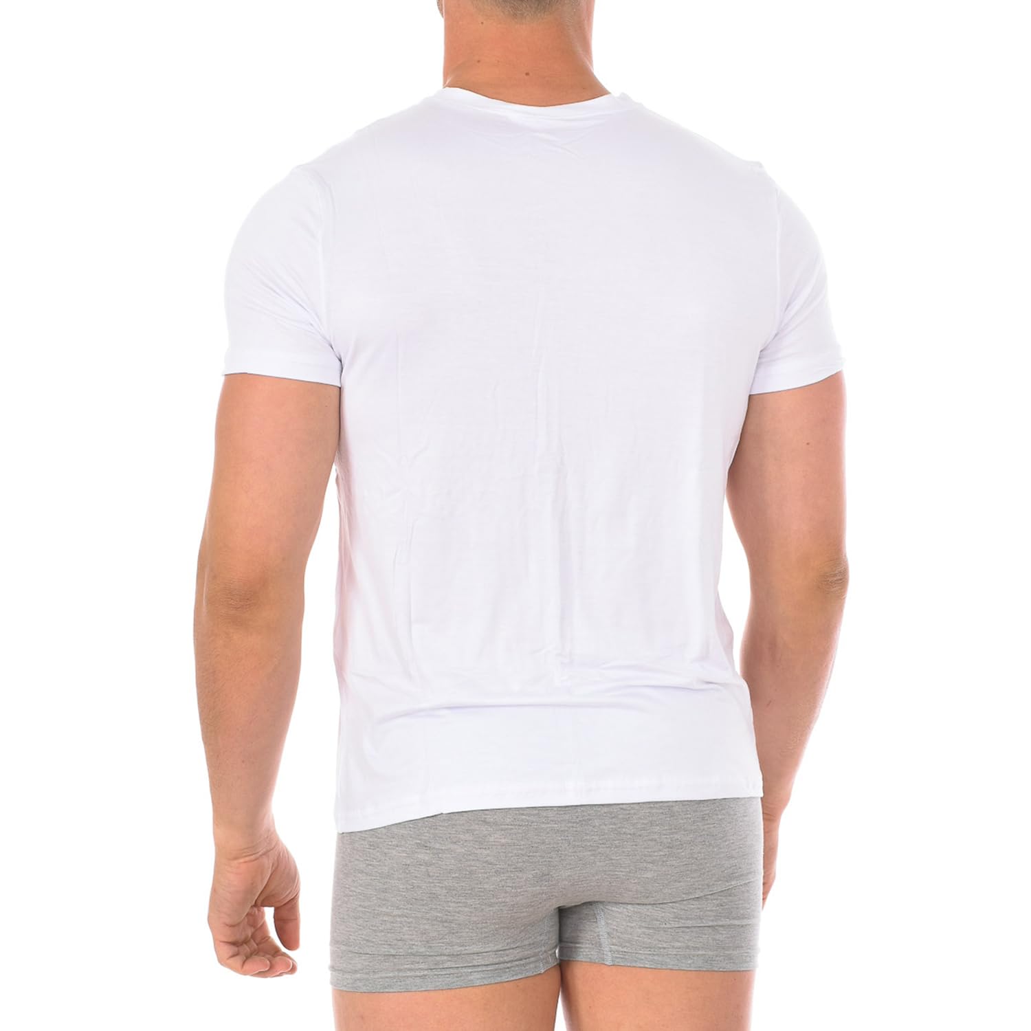 Q-EN Camiseta Interior Bamboo Manga Corta para Hombre 602
