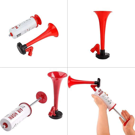 Manual Air Horn, Loud Volume, Crime Prevention, Air Horn, Watching Sports Games, Cheering, Festivals, Bubzela, Bear Repellent, Self Defense Goods, General Purpose, Durable, ABS Material, Luggage