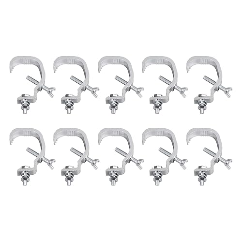 Abrazadera de iluminación de escenario de aluminio para luces de escenario, 10 Uds