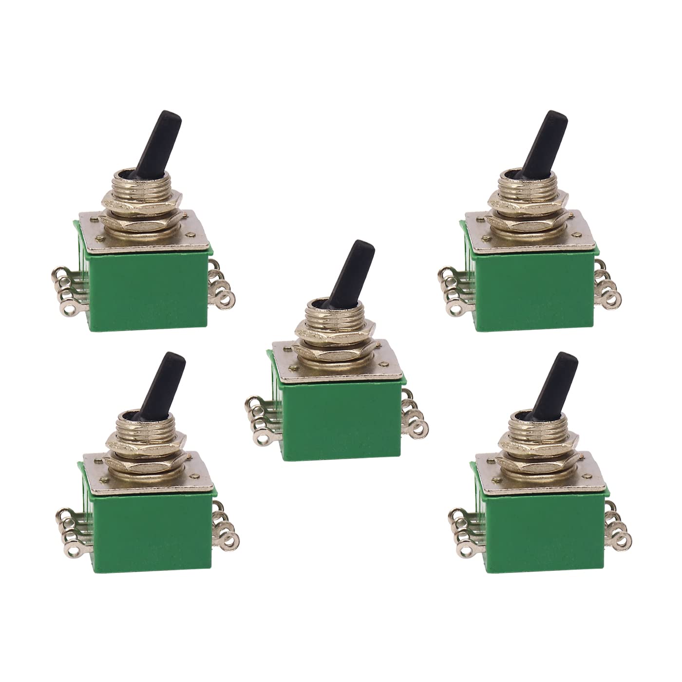 Electronic Spices 5Pcs Toggle Switch 2 Position 8 Pins 0N/OFF Switch DPDT 5A 250VAC Suitable for Electrical Connections (B09KM1PZY3) Amazon Price History, Amazon Price Tracker
