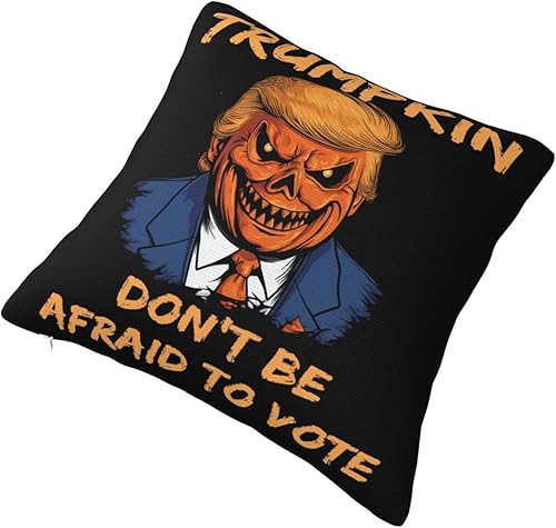 Miniatura 3 de Zombie Donald Trump - Divertida funda de almohada de Halloween para Halloween, diseño de Donald Trump (4) funda de almohada de doble cara de 18 x 18