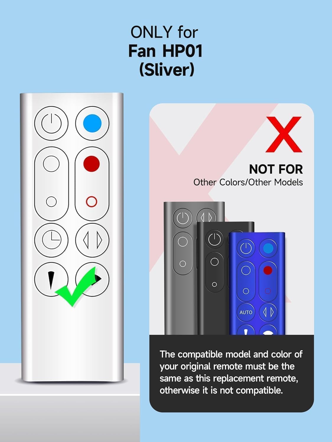 Amazon | 交換用リモコン ダイソン Pure Hot+Cool Fan Purifying