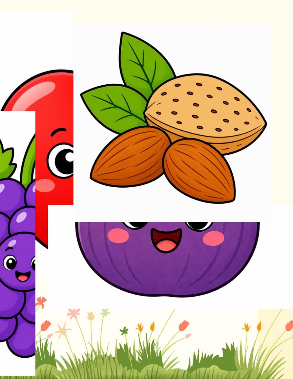 My First Fruits Coloring Book for Kids Ages 3–6: Fun & Easy Fruit Coloring Pages with Big Simple Designs for Toddlers and Preschoolers | Learn Fruits While Coloring
