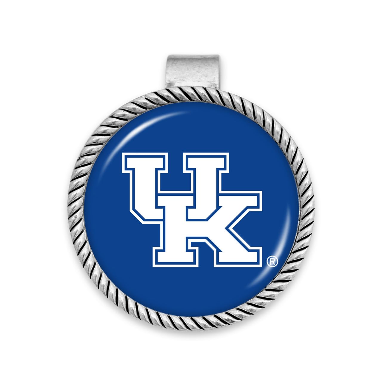 From the Heart Kentucky Wildcats Circle Visor Clip Licensed Car Truck Vehicle Accessory UK, Silver