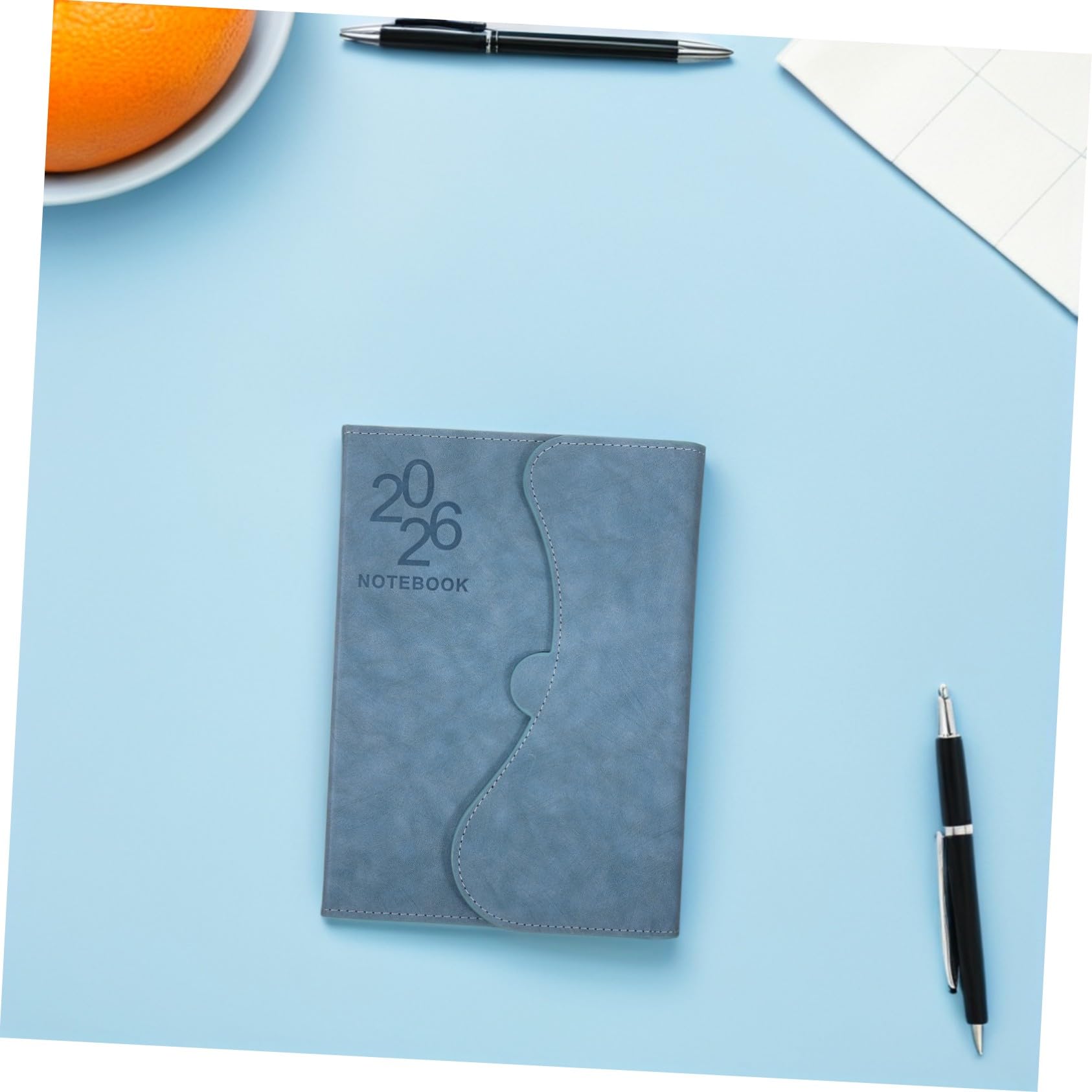 Planen Sie den Planungsrestrang Agenda Planer Zeitmanagementplaner Tagesplaner Büroplaner monatlicher Planerkalender Terminkalender Papier Sky-blue