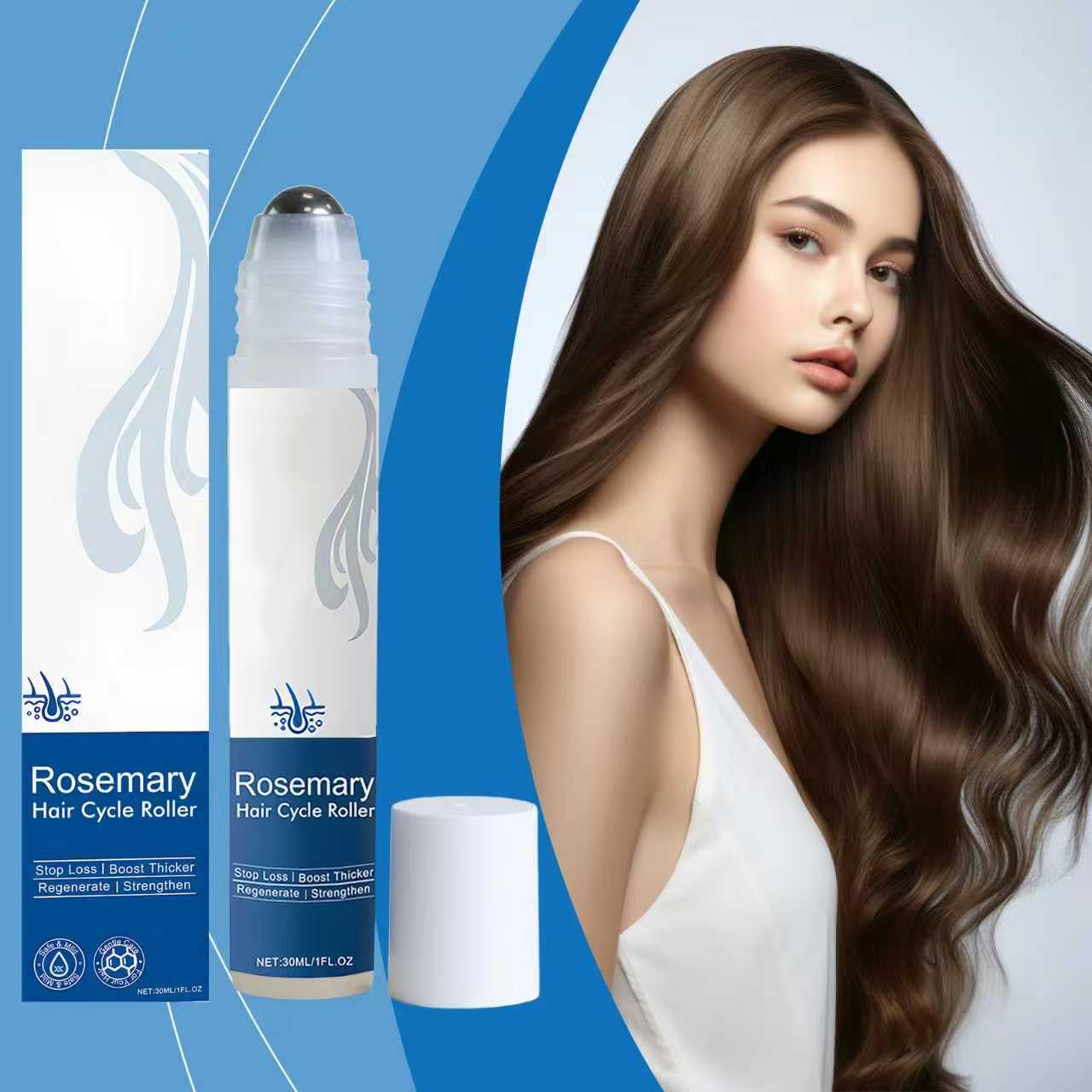Scalp Serum, Serum Do Włosów Piłkowych, Serum Do Wzrostu Skóry Głowy, Odżywia I Zmniejsza Upadanie, Nie Tłuste I Lekkie, Serum Do Pielęgnacji Wzrostu, 2 szt