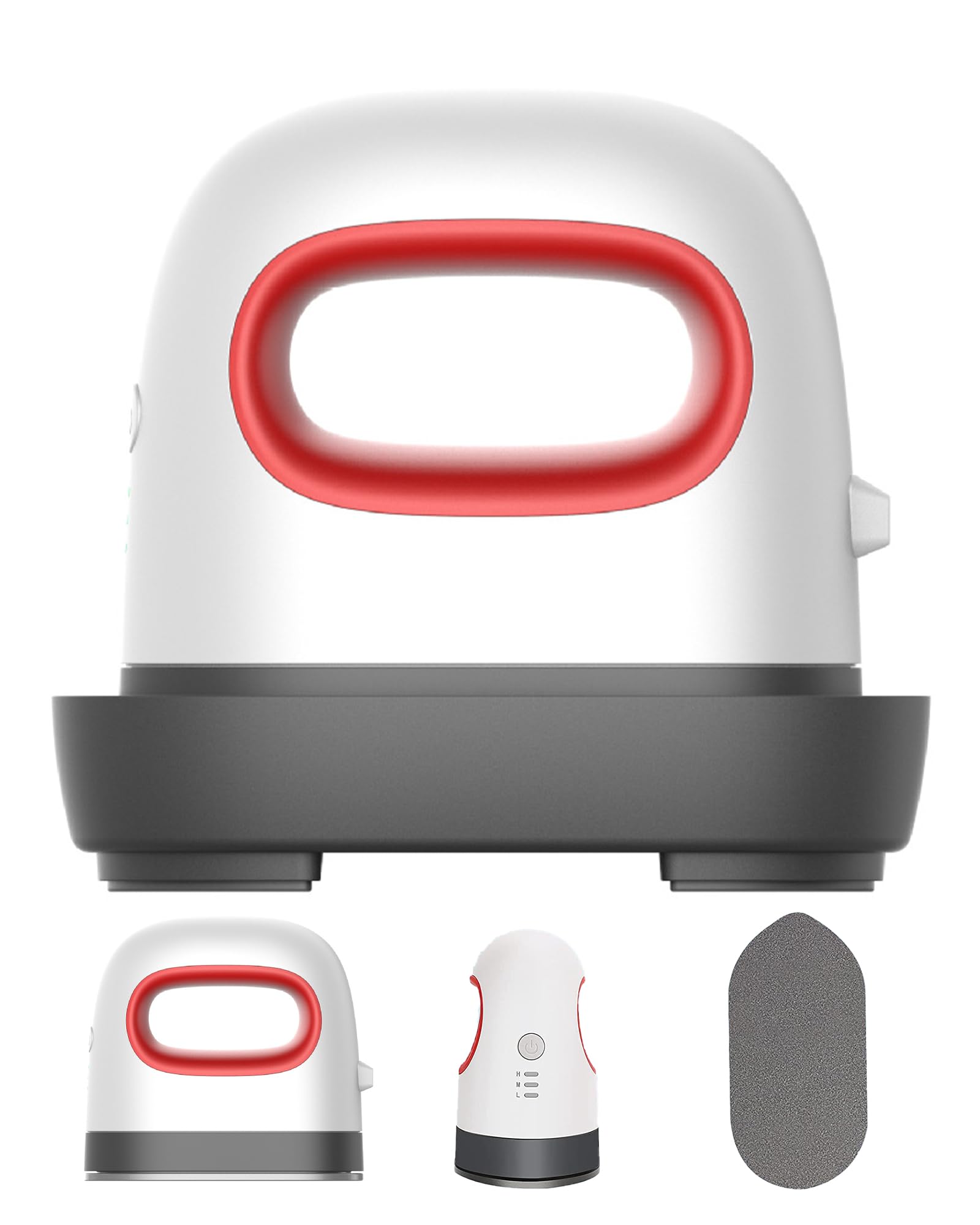 Mini Heat Press Machine, 190°C Handheld Travel Iron (No Steam), Easy Temperature Control, Auto-Off Feature, with Safety Base, Spray Bottle, Pouch, for T-Shirts, Hats, HTV Vinyl Projects Transfer