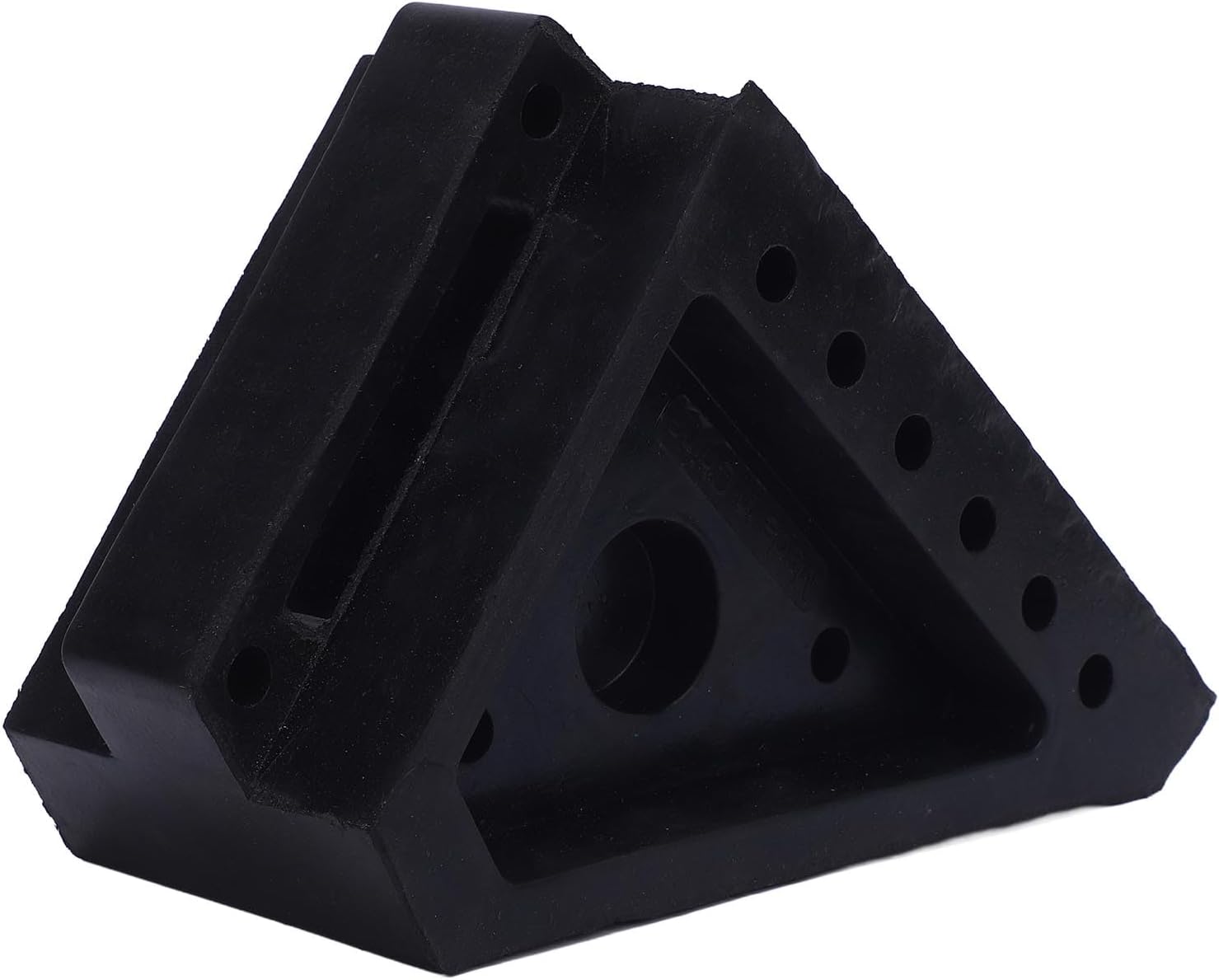 Heavy Duty Wheel Chock, Rubber Tire Block 6.9 x 3.9 x 5.9in, Weather Proof and Portable - Anti Slip Design, Durable Construction, Perfect for Car Travel and RV Use