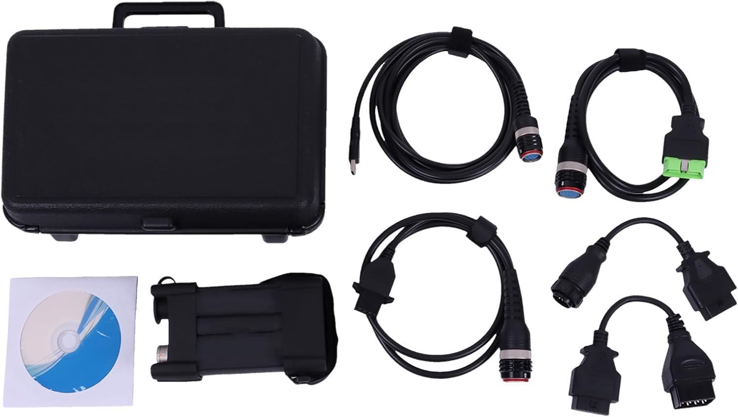 88894000 Communication Adapter Tool,Diagnostic Adapter Tool Kit Heavy Duty Truck Excavators Buses Yacht Diagnostic Tool with Software and Cable