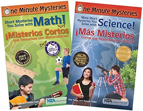 Bilingual Science and Math Mysteries Book Set / Conjunto de libros bilingües: misterios de ciencias y matemáticas (One Minute Mysteries)