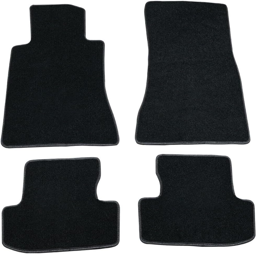 OEM Carpet Floor Mats for Ford Mustang 2008-2014 Anti-Slip Luminous Logo Full Coverage All-Weather Easy to Install and Clean