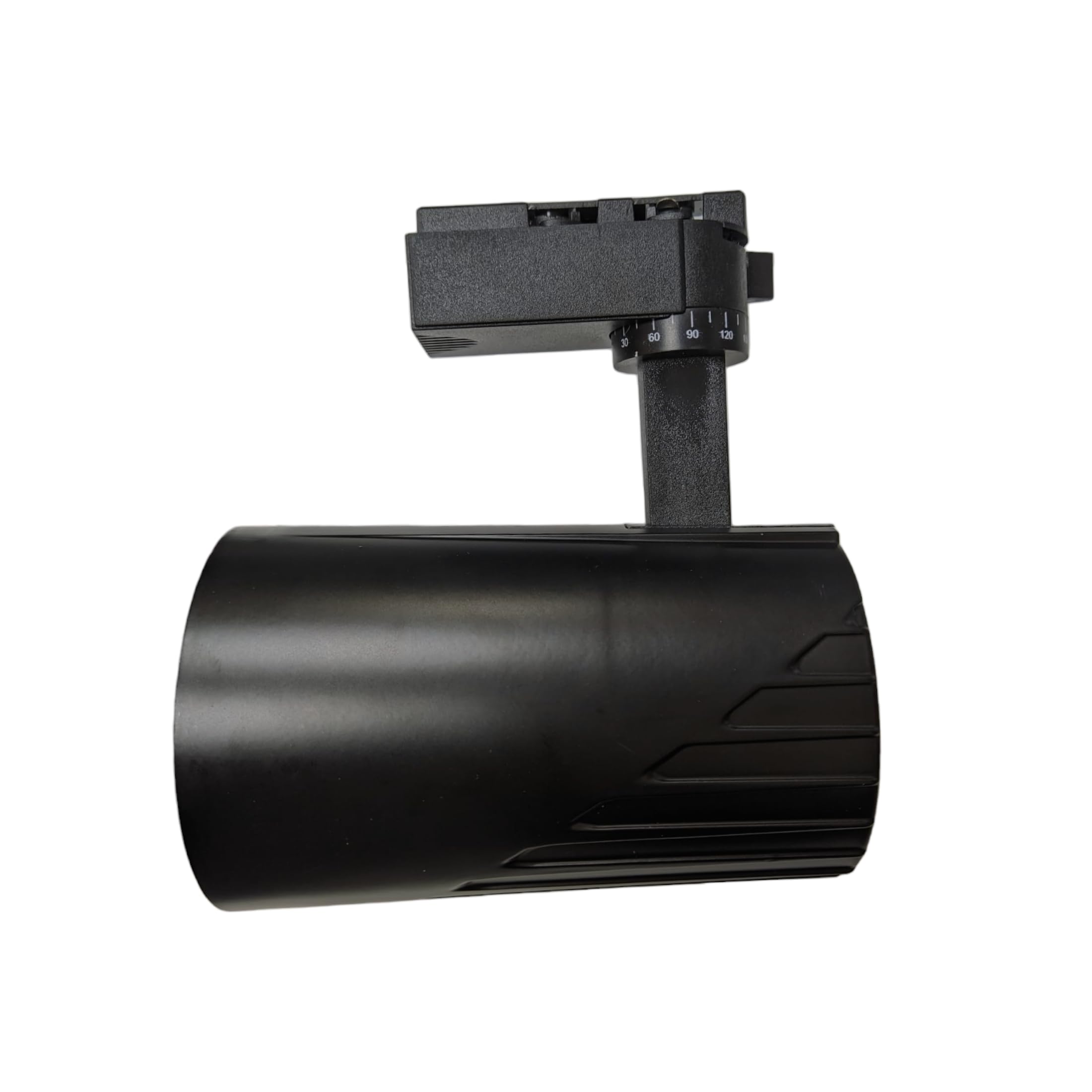 JANDEI - Pack x10 Spot de Plafond sur Rail Led 30W, Blanc Neutre 4200K, 3000 Lumens, 185V-265V AC Monophasé, Dressing en Aluminium, Vitrine, Magasin, Bureau. Couleur Noir
