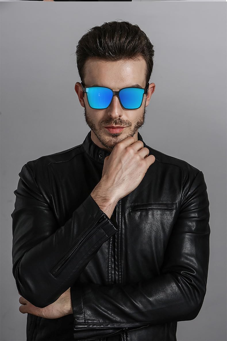 Smart Audio Glasses, Bluetooth Sunglasses Open-Ear Audio, Hands-Free Call, UV400 Polarized for Driving & Sports