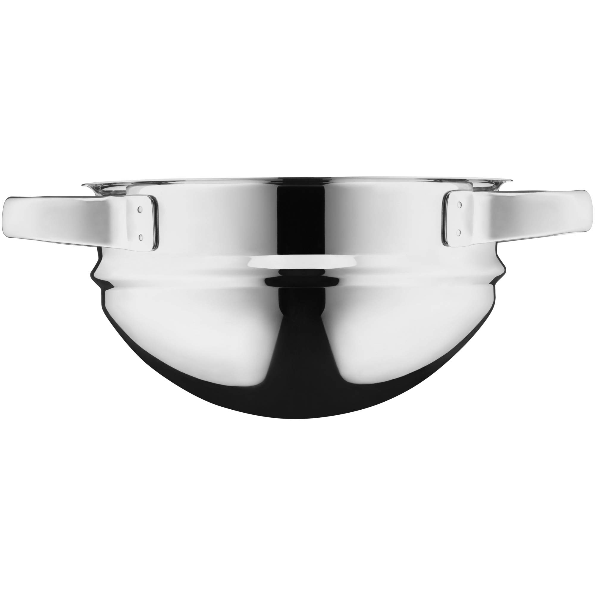 WMF Compact Cuisine Wasserbadschüssel 16,5 cm stapelbar, Rührschüssel für Wasserbad, Cromargan Edelstahl Schüssel poliert, spülmaschinengeeignet