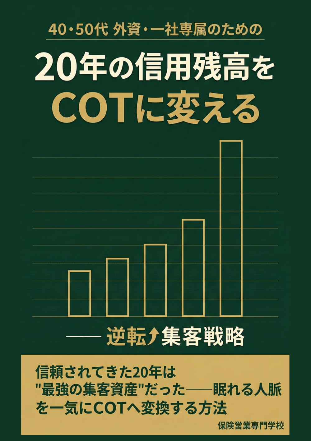 20年の信用残高をCOTに変える 40・50代外資・一社専属の逆転集客戦略