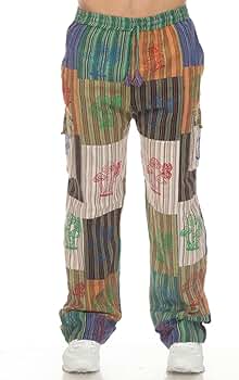 【moana】Todayful Patchwork pants THE COLLECTION ROYAL Men Hippie Patchwork Bohemian Casual